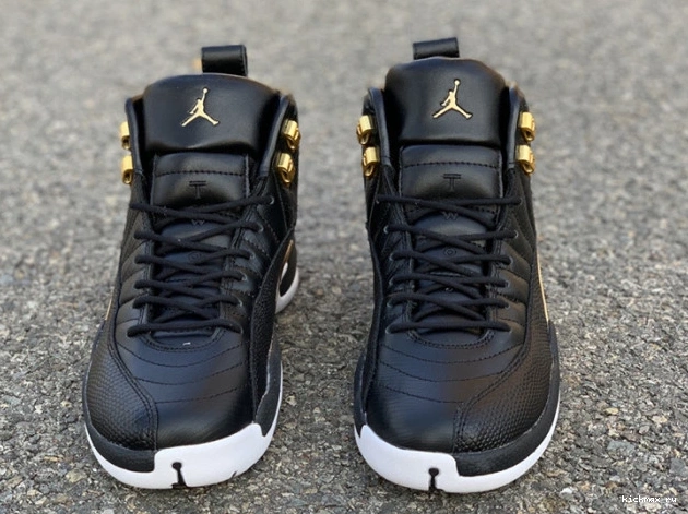 Rep Metallic Jordan Black Gold-White AO6068-007 Retro 12 Air 'Reptile' 0717